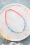 Heliophilia Silver Collar Multicolor con Colgante de Aleación